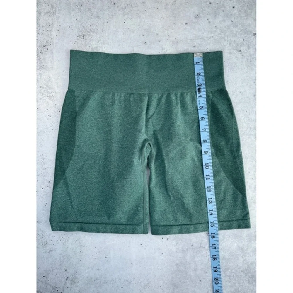 NVGTN Contour‎ Seamless Shorts Forest Green L High Waist Gymcore Workout